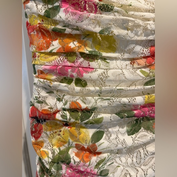 Phoebe Couture Multicolor Floral Mini Dress - Picture 4 of 5